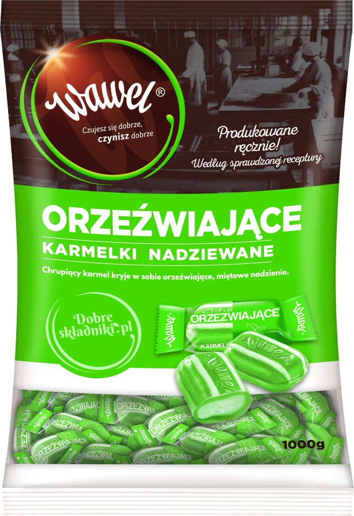 Wawel Bonbons à la menthe rafraîchissants 1 kg Image du produit 