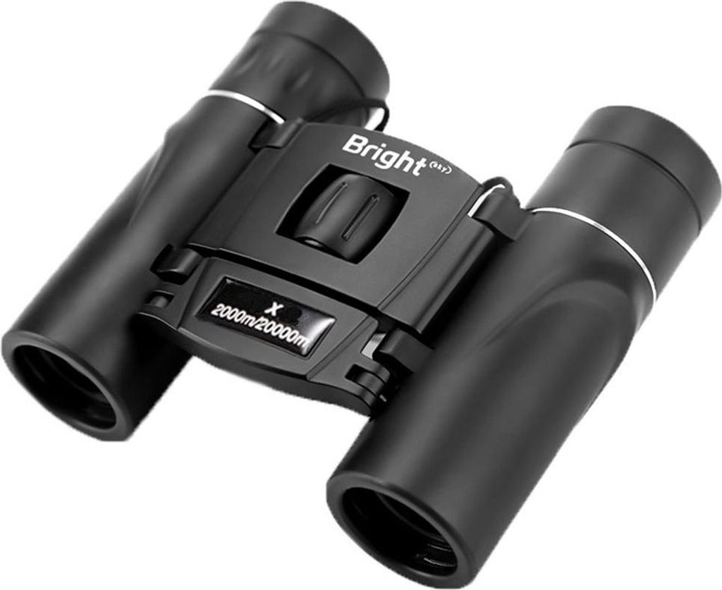 INF 10x22 Kompaktes Fernglas: ABS, Schwarz, für Outdoor & Reisen, 4-teilig