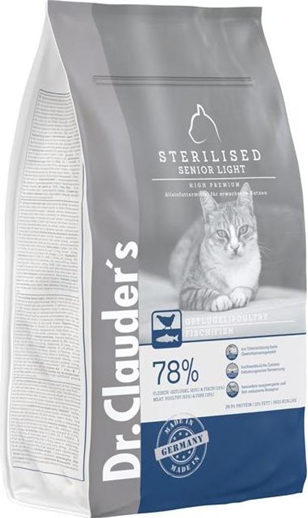 Dr. Clauder's Cat Trocken High Premium Sterilized Senior | 1,5kg