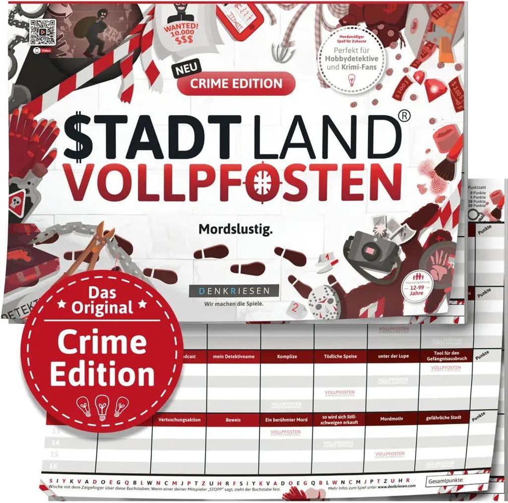 DENKRIESEN - STADT LAND VOLLPFOSTEN® - CRIME EDITION Image du produit 