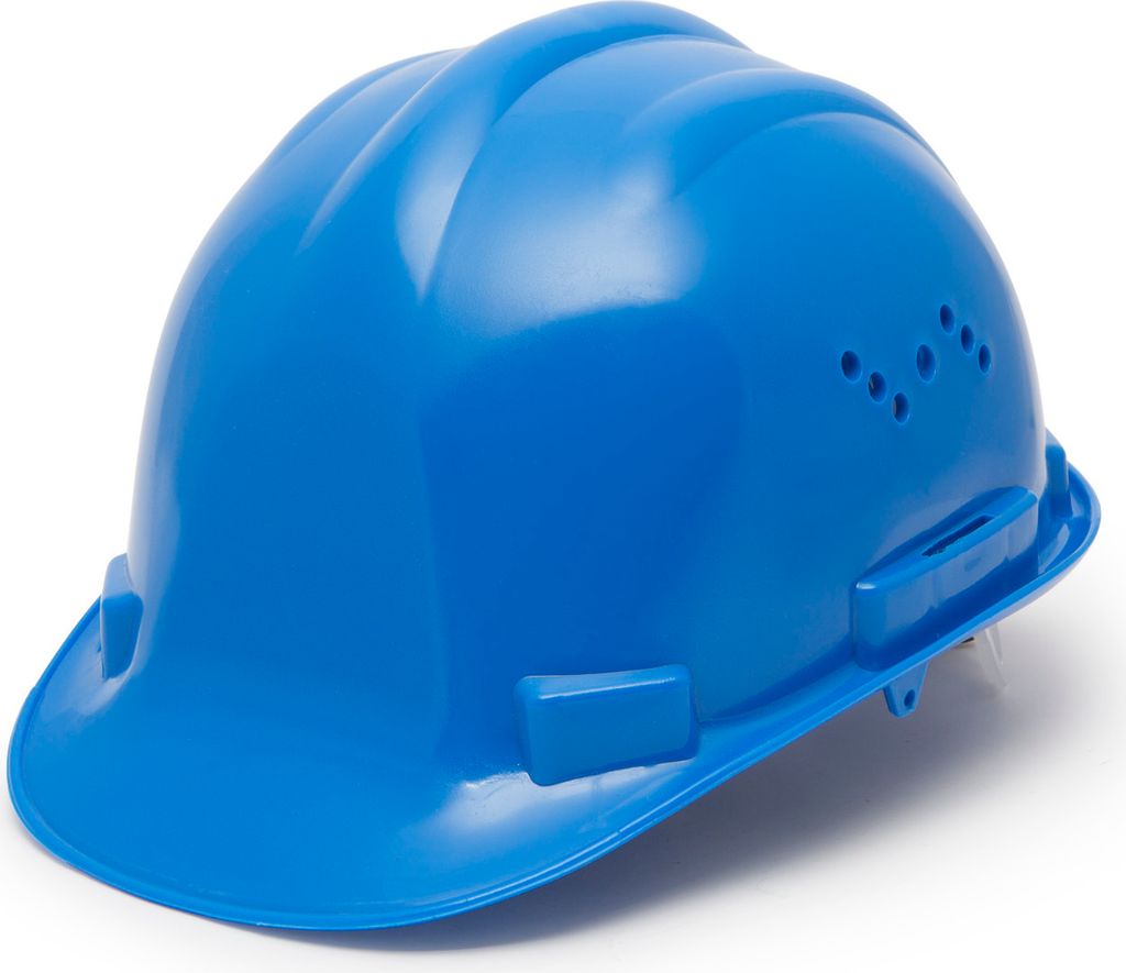 Bauhelm - Blau - Schutzhelm für Erwachsene - 52 bis 62 CM