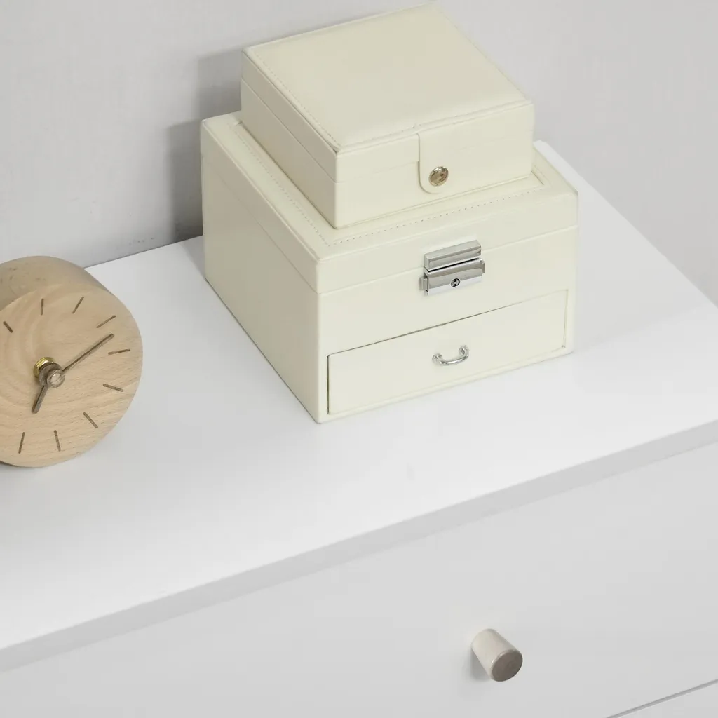 Commode de chambre blanche gain de place pour ranger le linge - 9