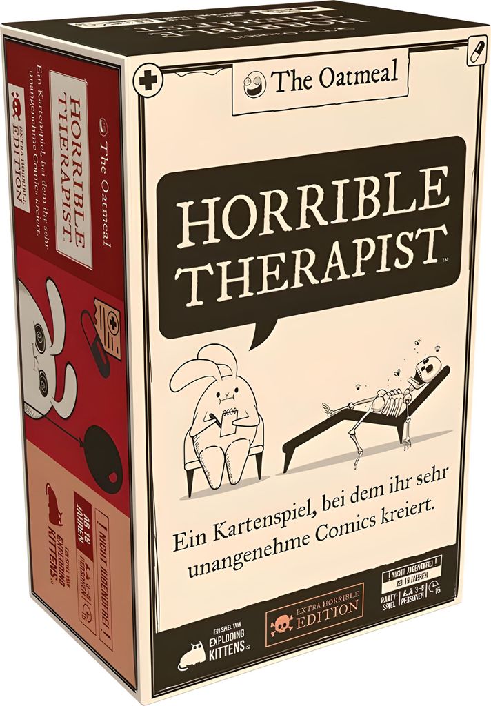 Gioco di carte dell'Orribile Terapista - umorismo nero per Immagine del prodotto 