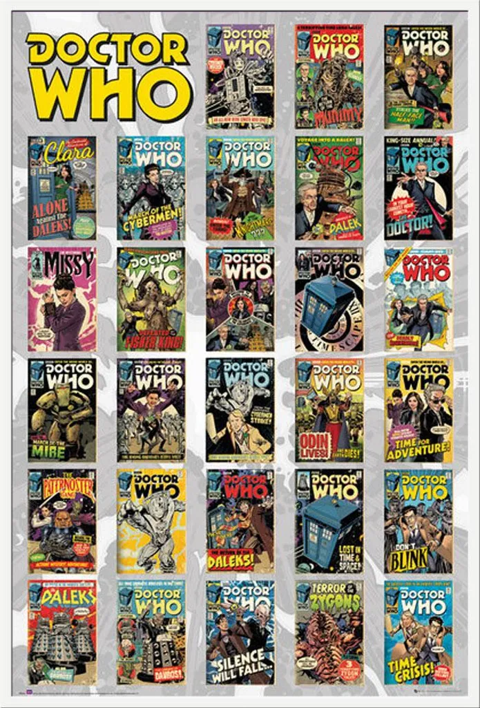 Affiche Doctor Who sans risque de casse : cadre acrylique Shinsuke