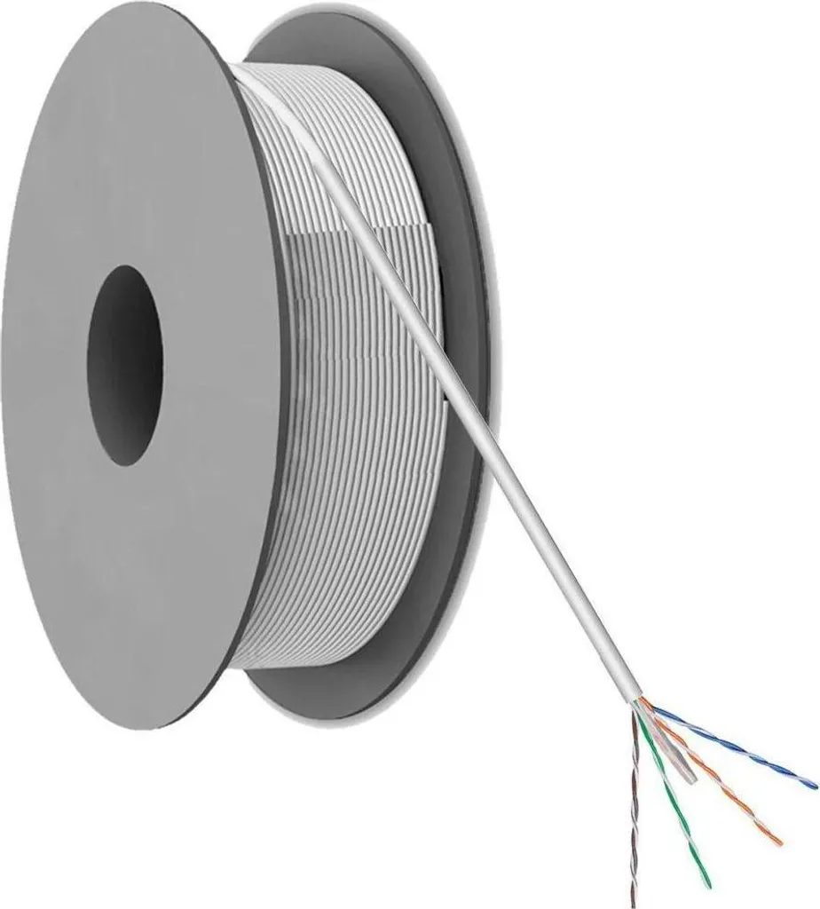 Cordon RJ45 Cat5e UTP 50 mètres Allteq Gris pour Réseau Local et Internet