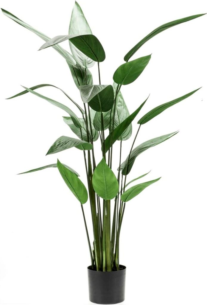 Smaragdová umělá rostlina Heliconia zelená 125 cm 419837 Obrázek produktu 