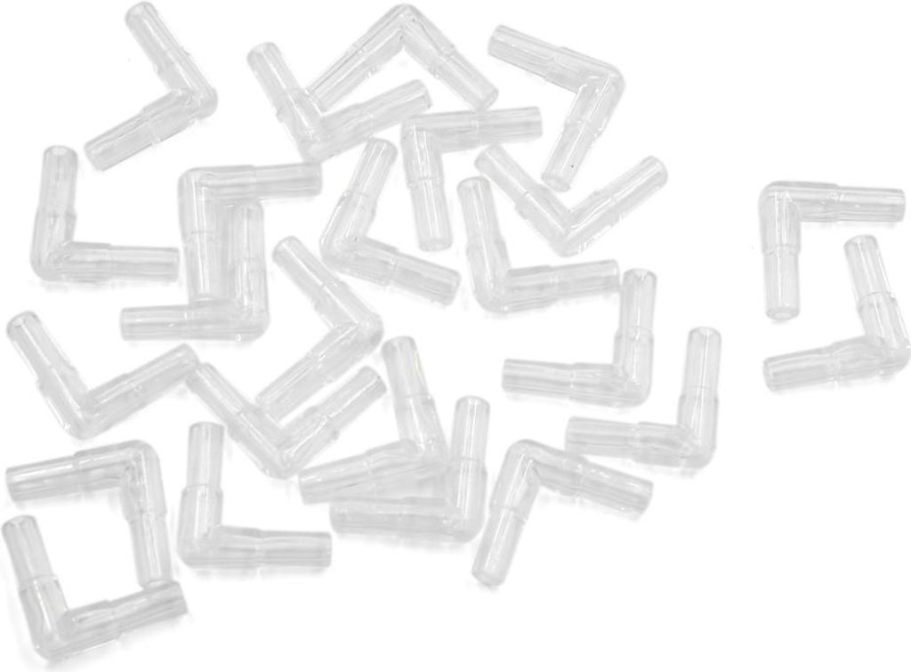 24pcs L Form Luftlinie Schlauchverbinder Aquarium Luftpumpe Zubehör de