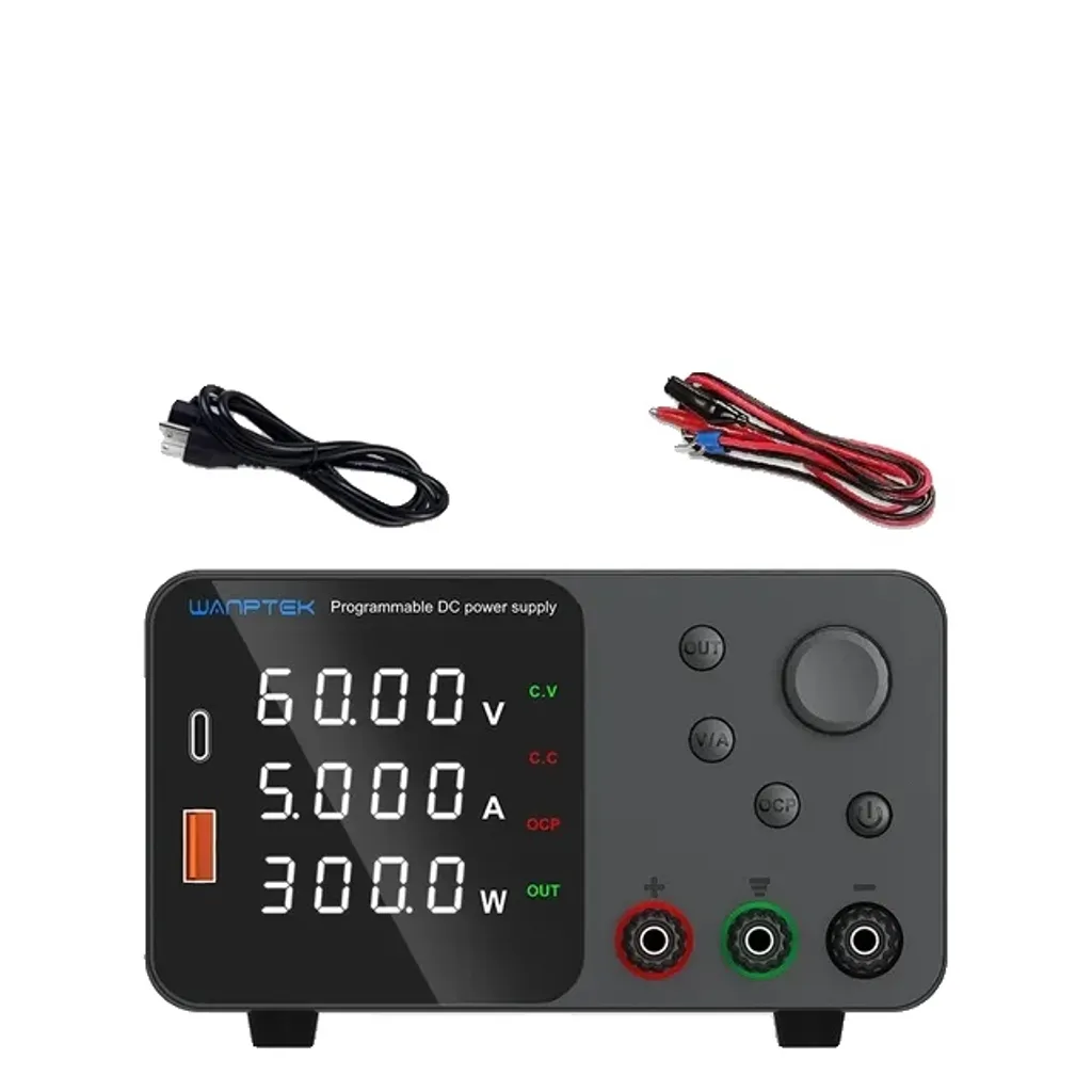 Alimentatore Stabilizzato TPS605 Nero 60V 5A per Laboratorio e Industria