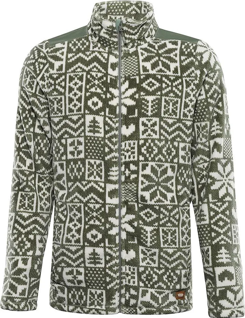 Alpine Pro Eflin Pull Zippé Homme Vert M - Vêtement Thermique de Sport