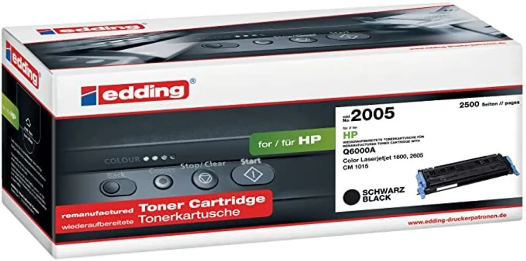 Offerta Toner edding EDD-2005 Nero Compatibile HP Q6000A 124A - Prezzo Top