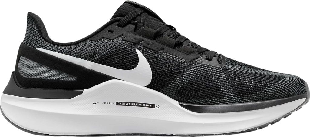 NIKE AIR ZOOM STRUCTURE 25 Schwarz/Iron Grey/Weiß 44 Produktbild 