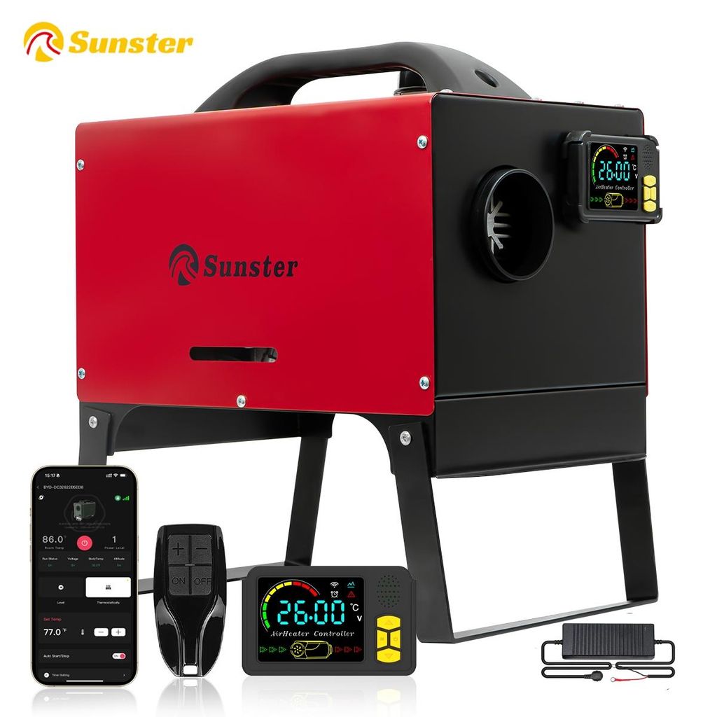 Sunster Standheizung Dieselheizung 8KW 12/24V 230V mit Produktbild 