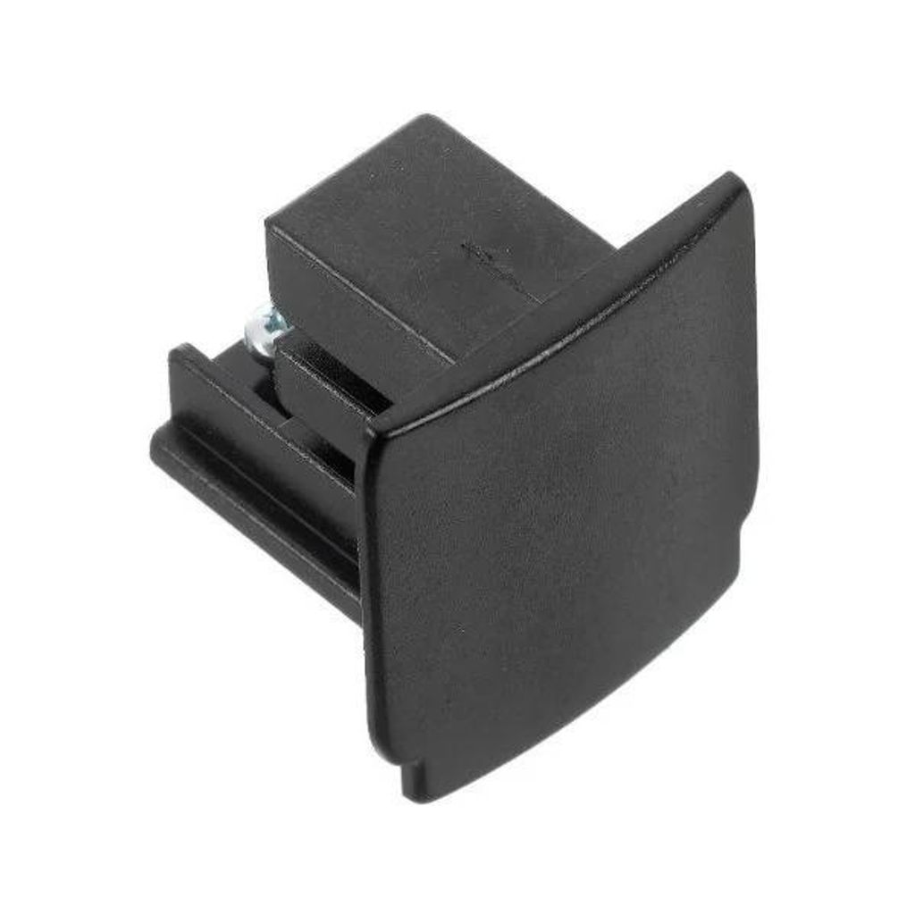 Qub Endkappe 3 Phasen Schienensystem Schwarz