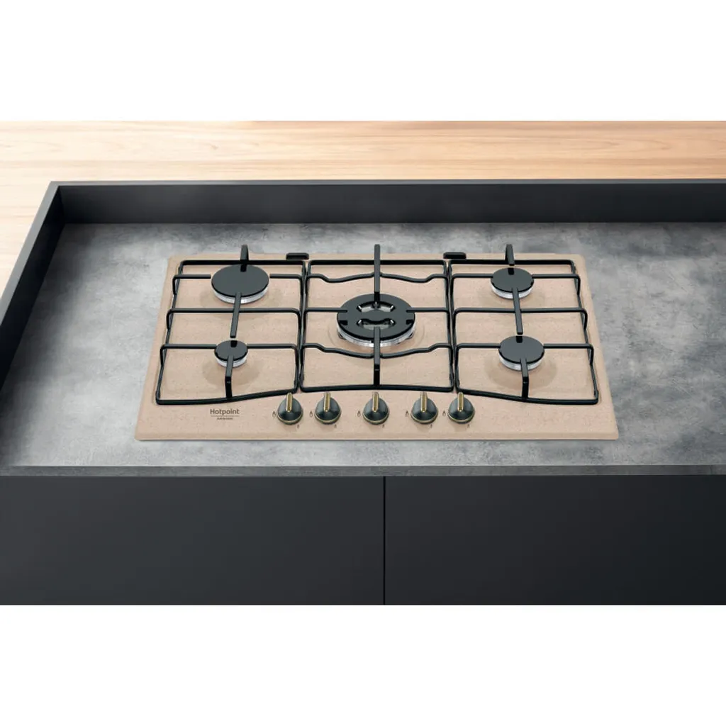 Table de cuisson Hotpoint 5 feux gaz avec brûleur triple couronne 75 cm - 2