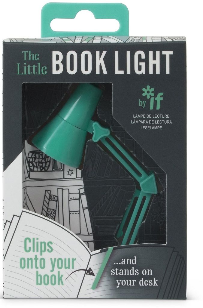 Lampka do czytania książek z podstawką miętowa Zdjęcie produktu 