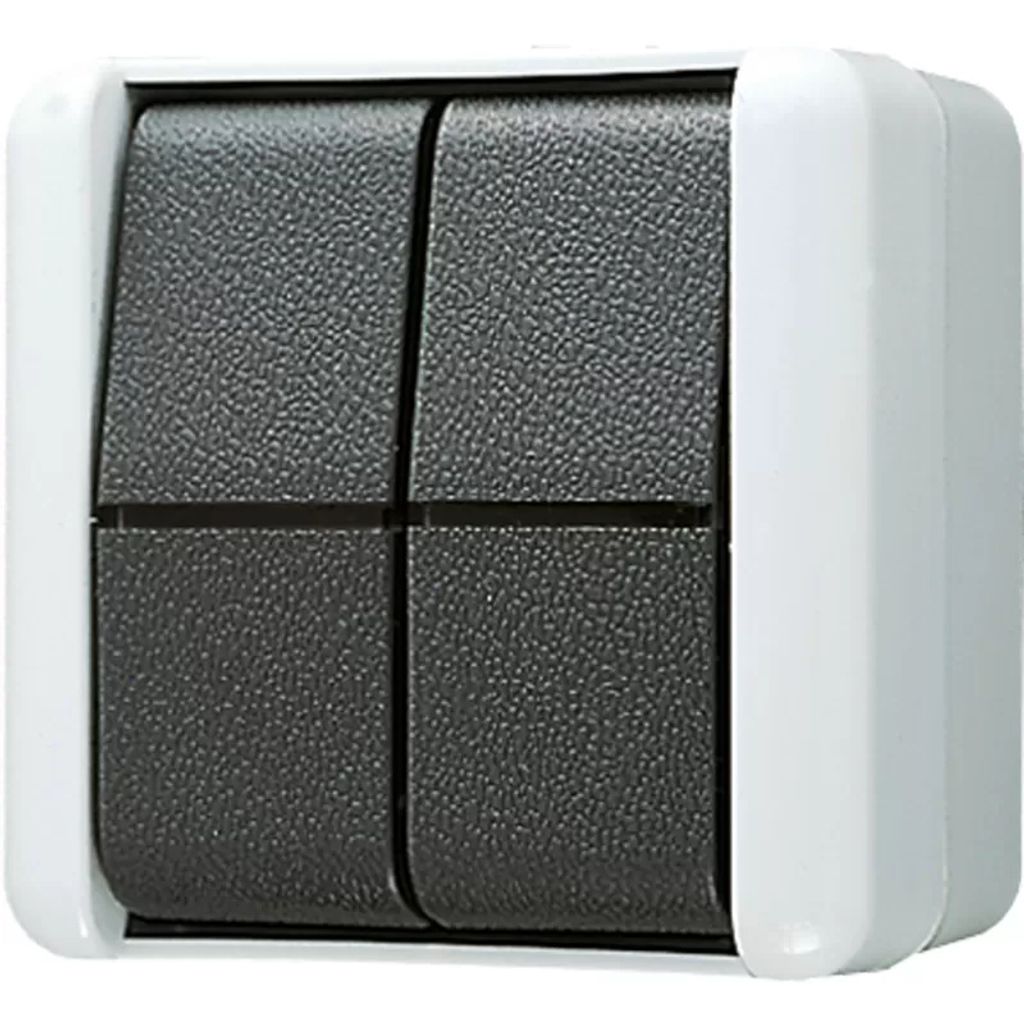 Jung 835 W Elektroschalter Key-operated switch Schwarz