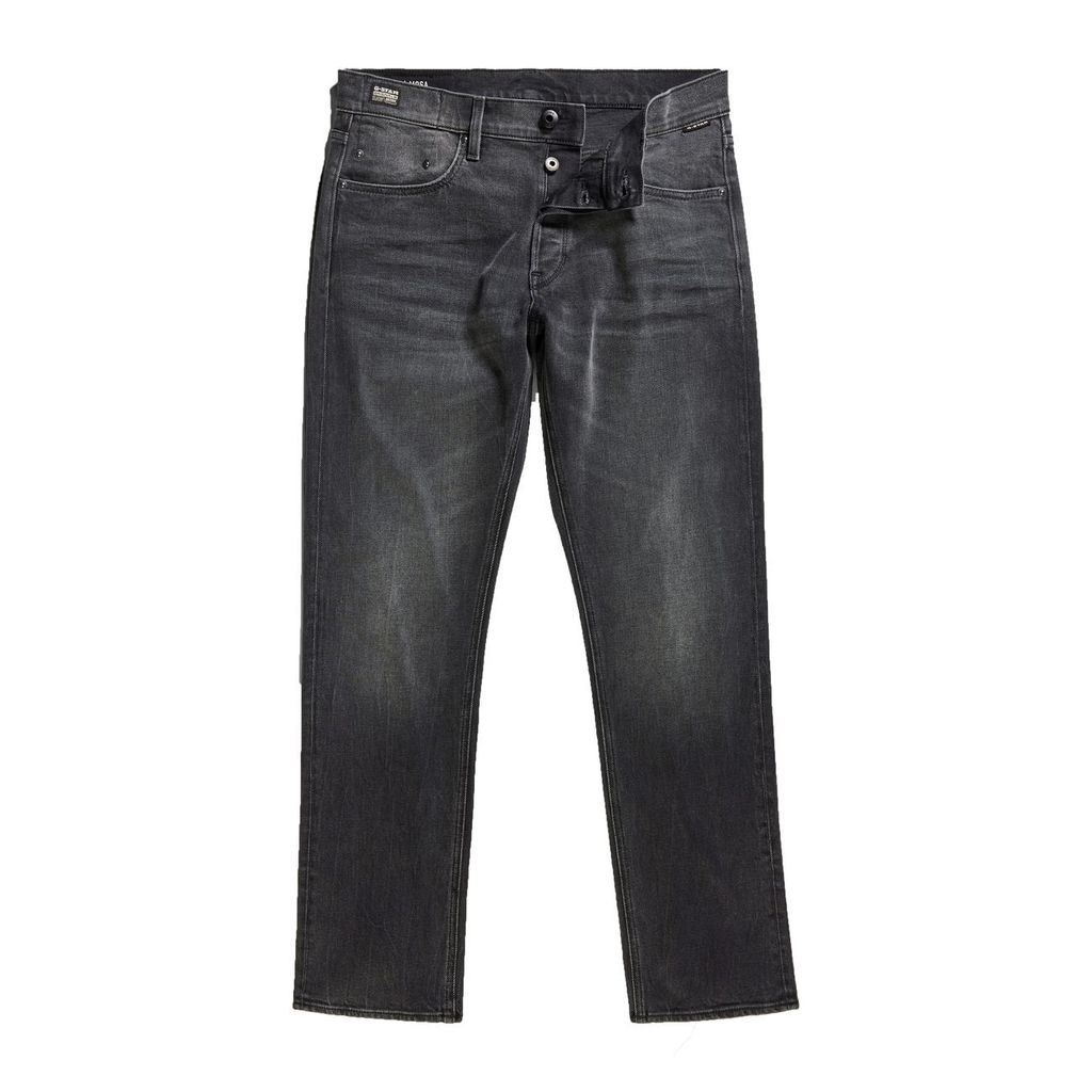 G-STAR RAW DENIM MOSA STRAIGHT Worn In Black Moon Herren Jeans