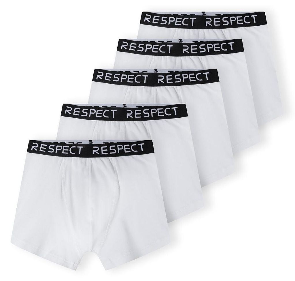 Minoti 5er-Pack Boxershorts Weiß Gr. XXL für Herren Produktbild 