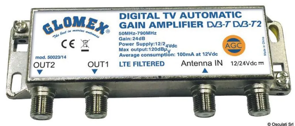 Éliminez les Perturbations TV avec Glomex AGC Contrôle de Gain Automatique