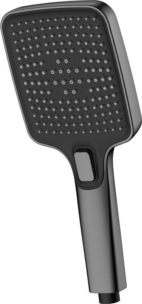 Avapax | Duschkopf 3f - Gun Metal Matt - Drei Funktionen - Standardgewinde 1/2" - Wasser- Und Energiesparend