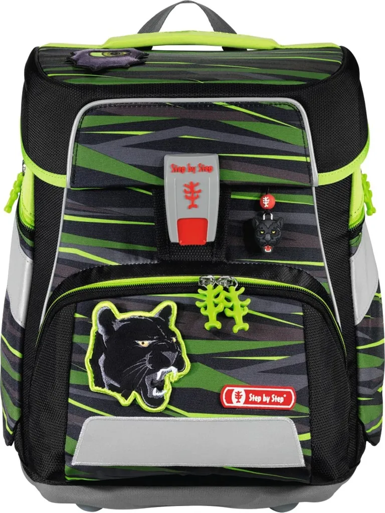 Cartable ergonomique Step By Step Space Wild Cat Chiko Set de 5 pièces