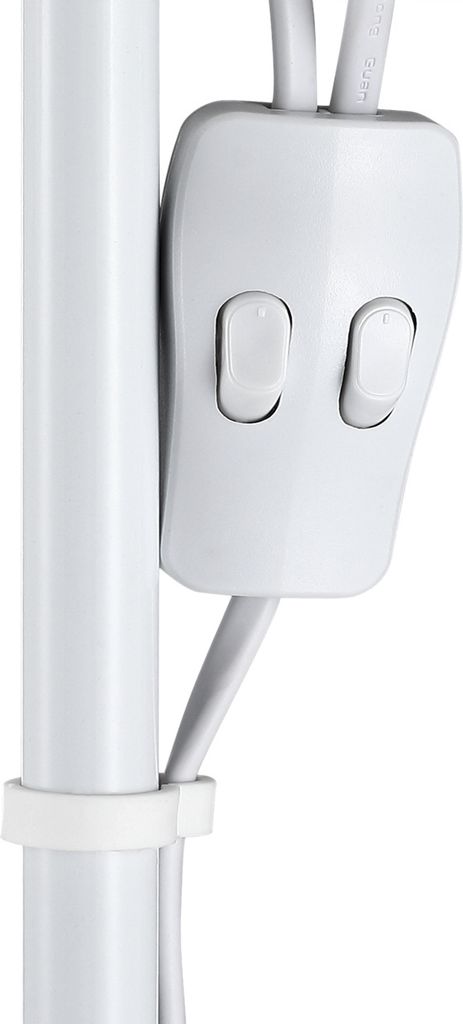 MONZANA® Stehlampe 175cm Weiß Verstellbar E27 Stehleuchte Produktbild 4