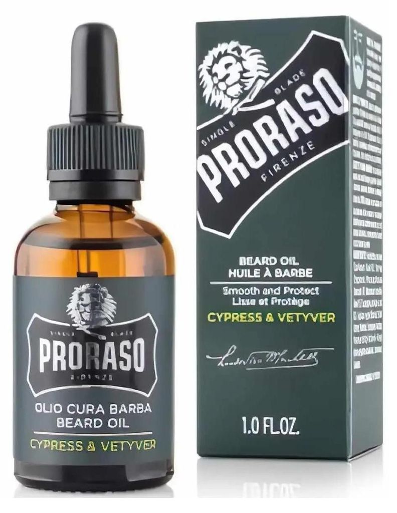 Olio per barba Proraso Cypress & Vetyver, 30ml / Immagine del prodotto 