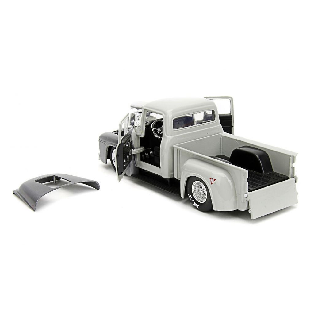 1/18ミニカー FORD STREET ROD 1956 Jada Toys Street Fighter 1956 Ford Pickup 1:24, Samochód,