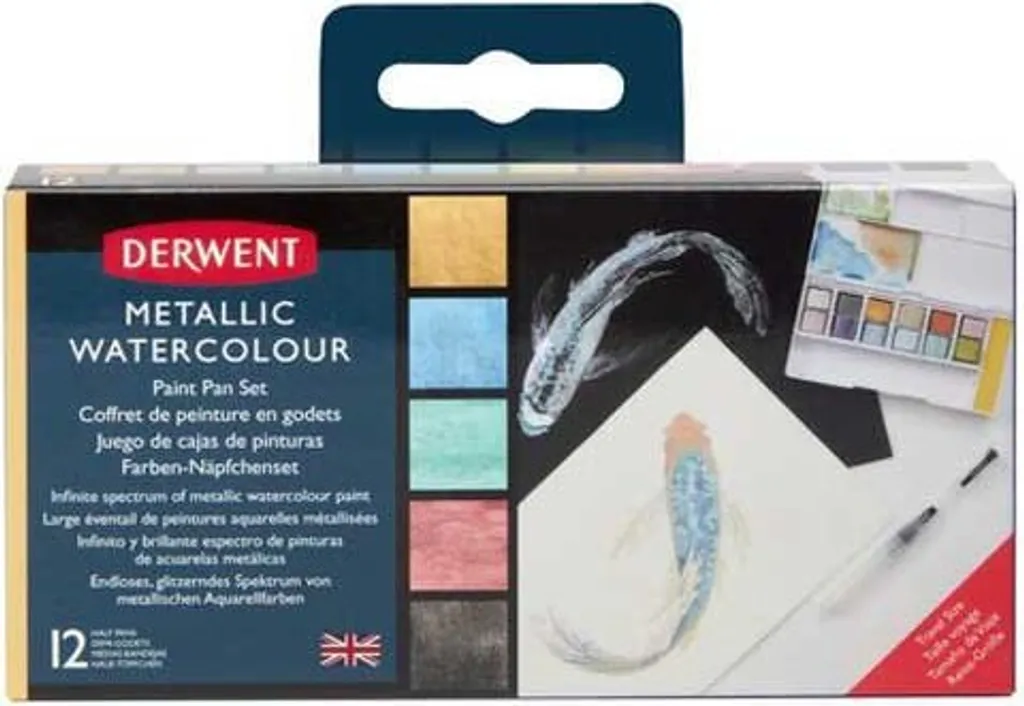 Dessinez sur Papier Noir avec les Crayons Derwent Metallic Multicolores