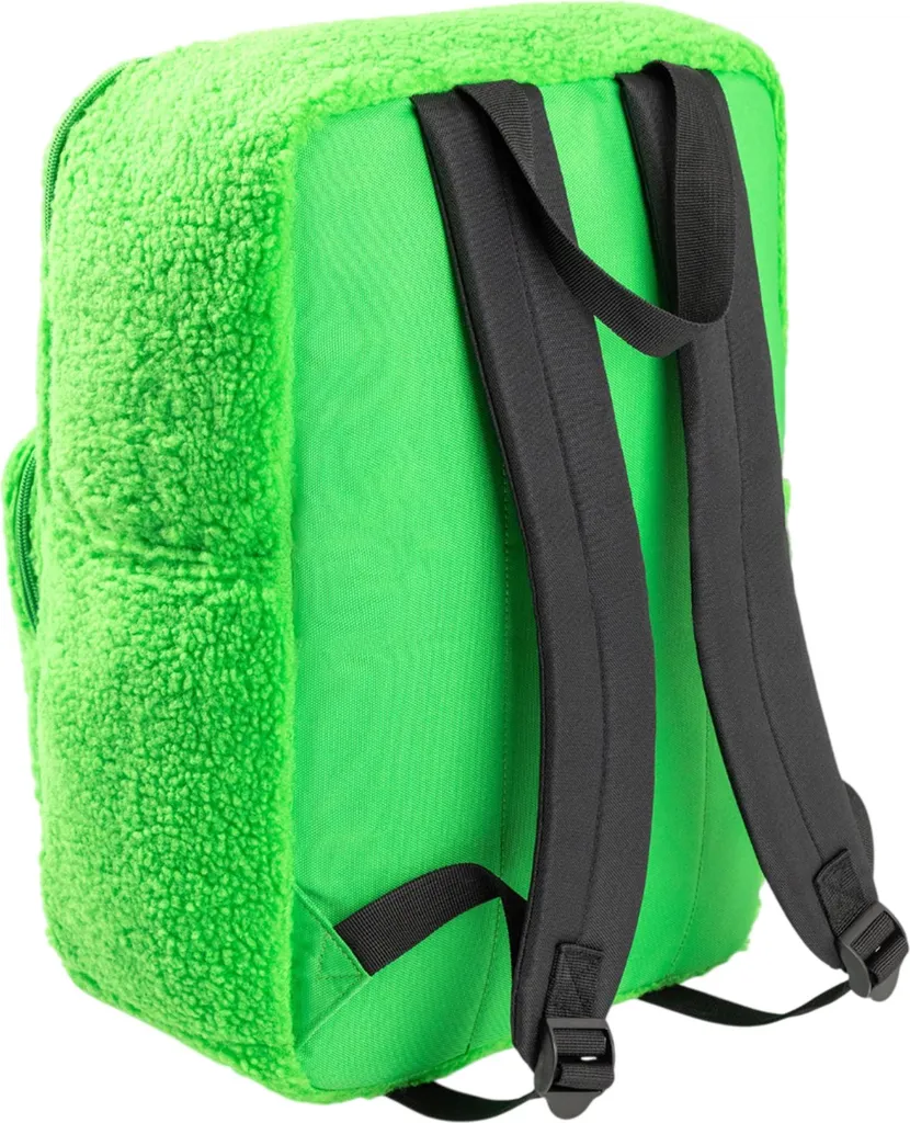 Sac d'école pour garçon Minecraft vert, cartable de taille unique