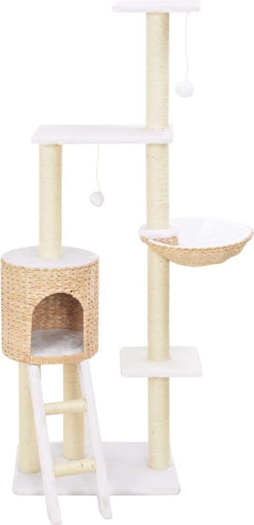 vidaXL Katzen-Kratzbaum Sisal Seegras