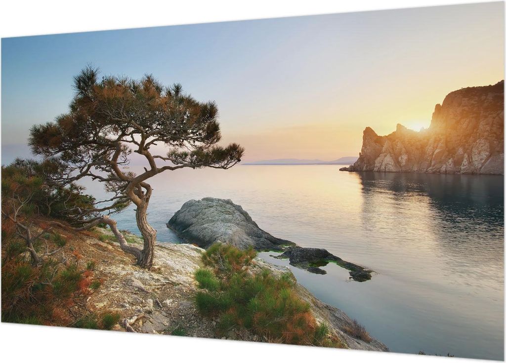 Wandtapete - Dekorative Tapete für Wohnzimmer - Tapetenfolie für Wanddekoration - 416x254 - Friedliche Natur