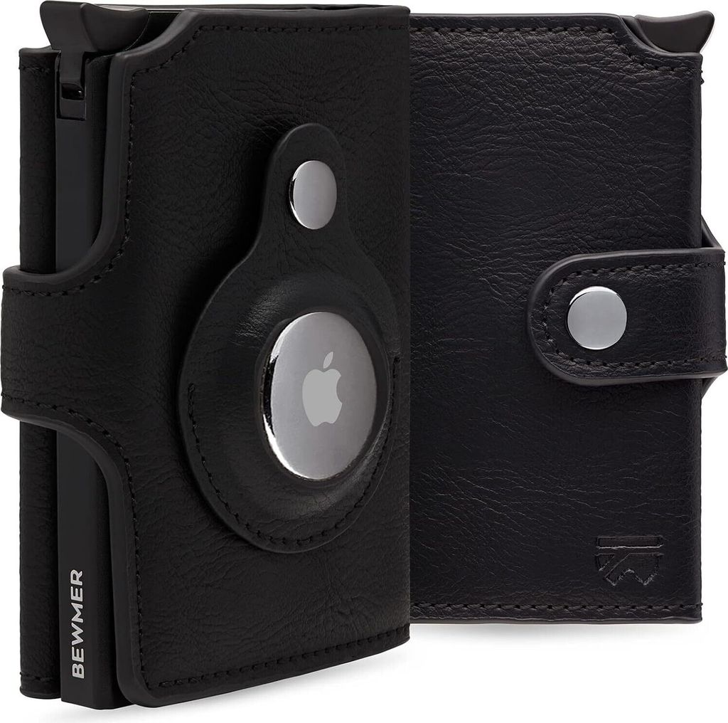 Shielded Slim Wallet mit Münzfach für Herren & Damen | Kartenetui mit Münzfach & RFID-Schutz & Anti-Cloning | für Scheine, Münzen & 9 Kreditka...