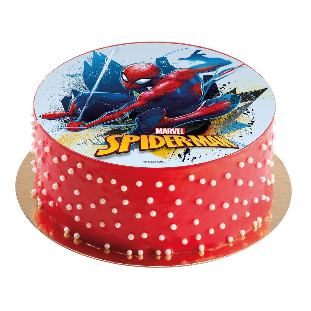 Essbar Tortendeko Marvel Spiderman Tortenaufleger NEU Geburtstag Party Deko  dvd