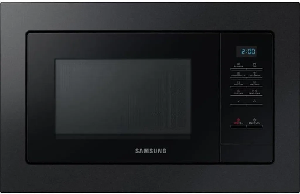 Micro-onde gril encastrable Samsung MG20A7013CB noir 20L 1100W