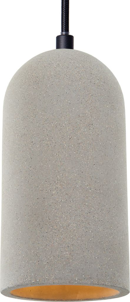 Hängelampe, E27, Lampe Für Wohnzimmer Esszimmer Küche, Höhenverstellbar Farbe Beton-Stein-Grau