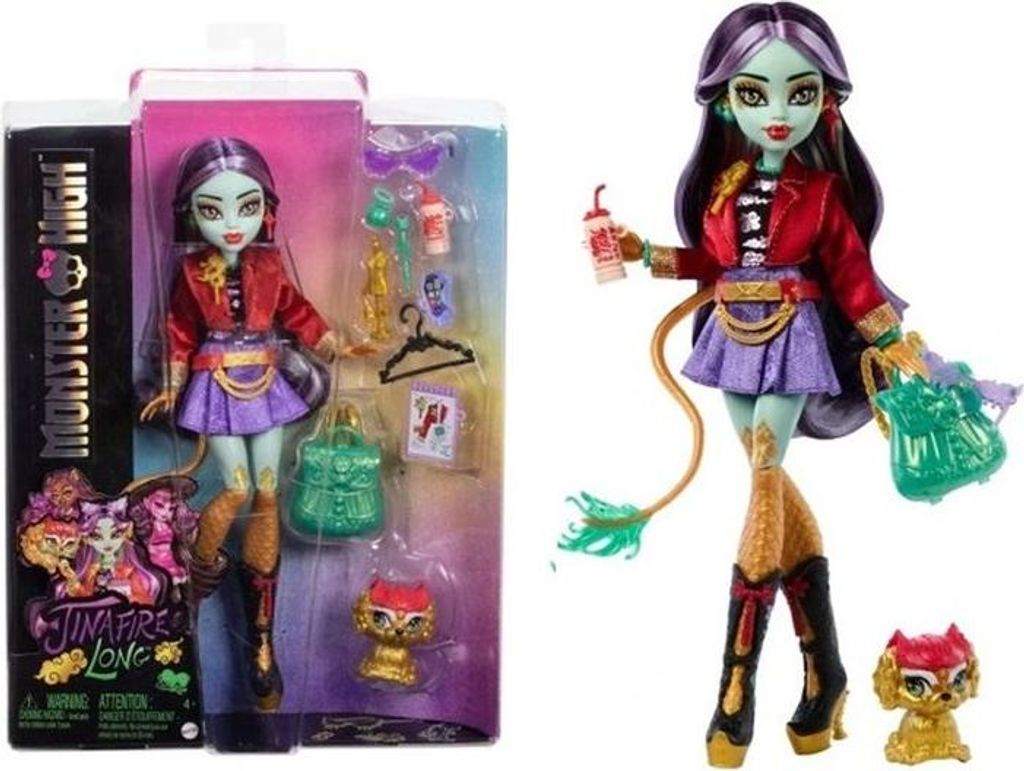 Mattel - Lalka Jinafire Long z Monster High - Akcesoria Obrázok produktu 