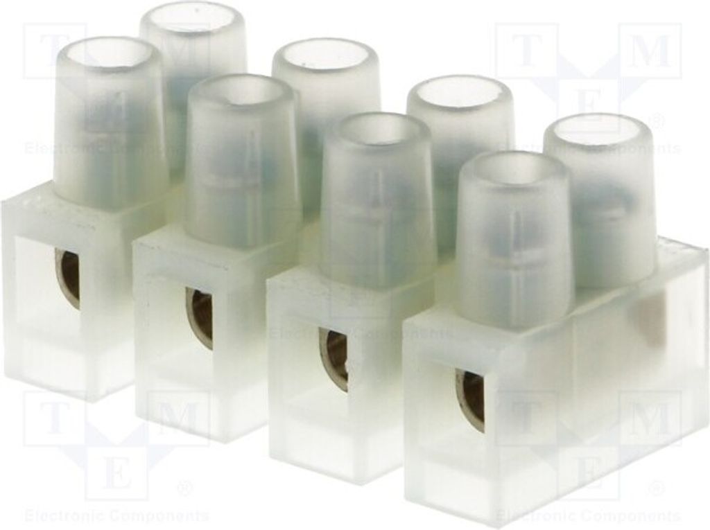 5x Klemmleiste Schraubklemme 250V Klemmen: 8 BM 92CS4 Klemmleisten Wege: 4 2,5mm2