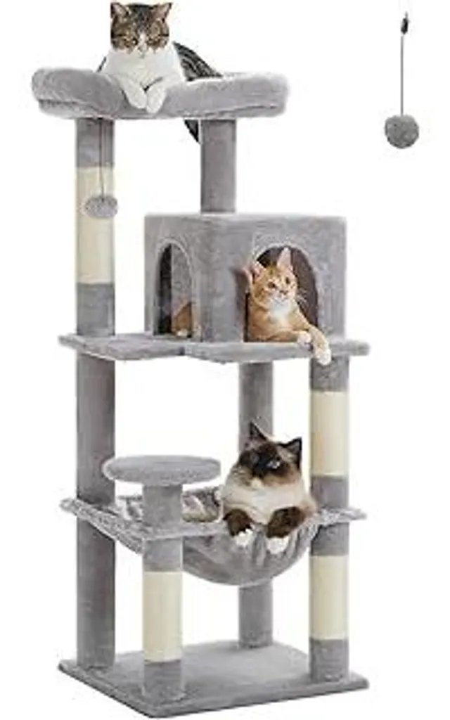 Tiragraffi PAWZ Road 116cm Offerta: Torre Gatti con Casetta e Amaca