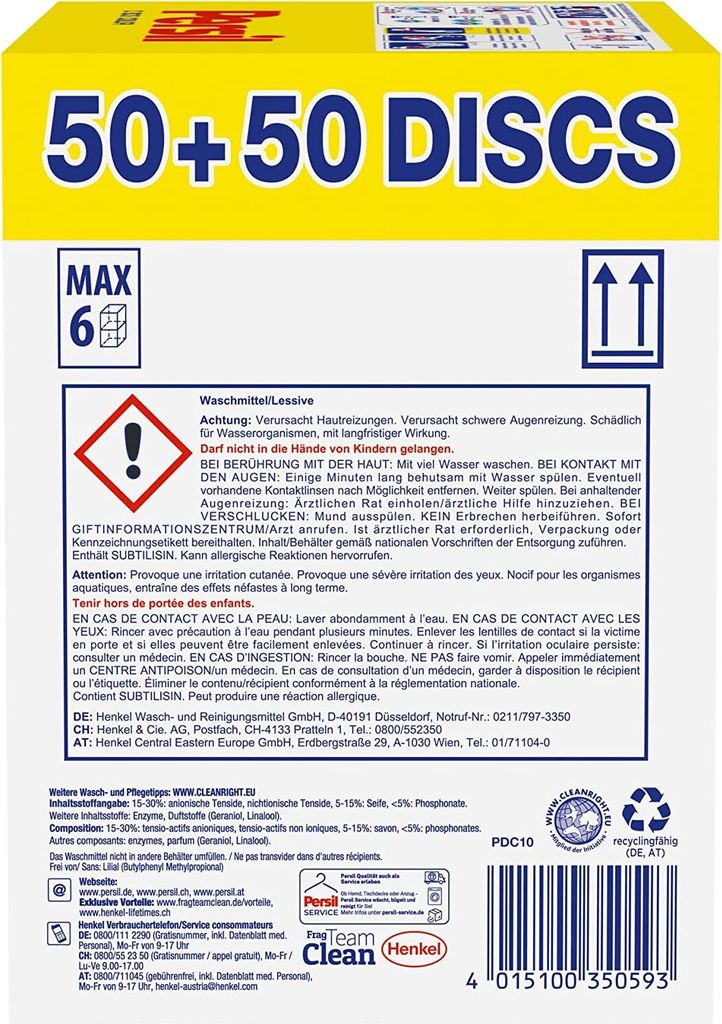 Persil Color 4in1 100 Wäschen Colorwaschmittel Produktbild 3