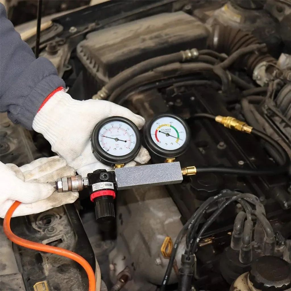 Testeur de compression pour moteur essence et recherche de fuite