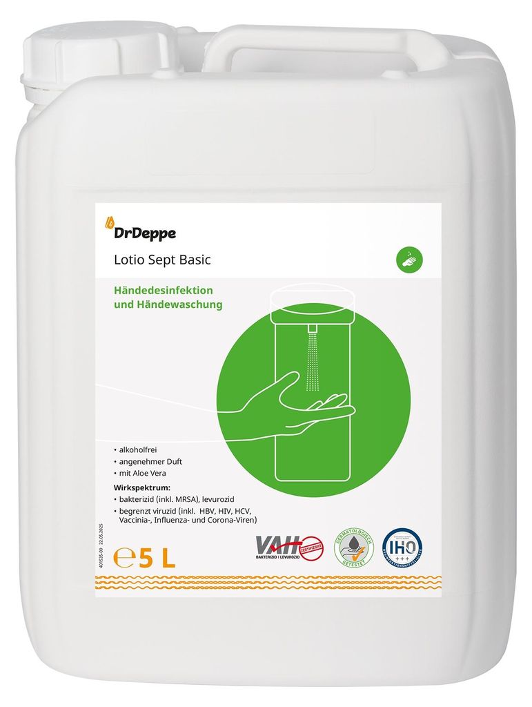 Dr. Deppe Handdesinfektion Lotio Sept Basic 601342 5l Produktbild 
