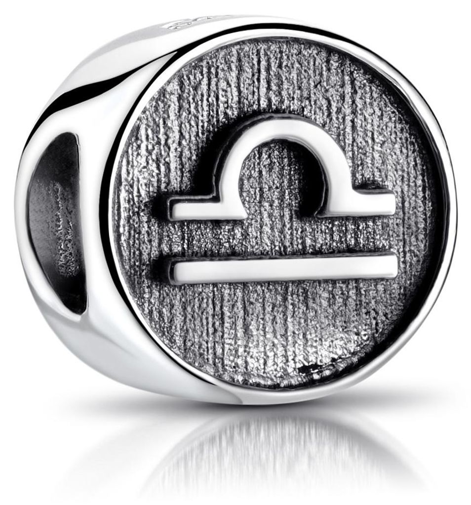 MATERIA Waage Sternzeichen Charm Anhänger 925 Sterling Produktbild 