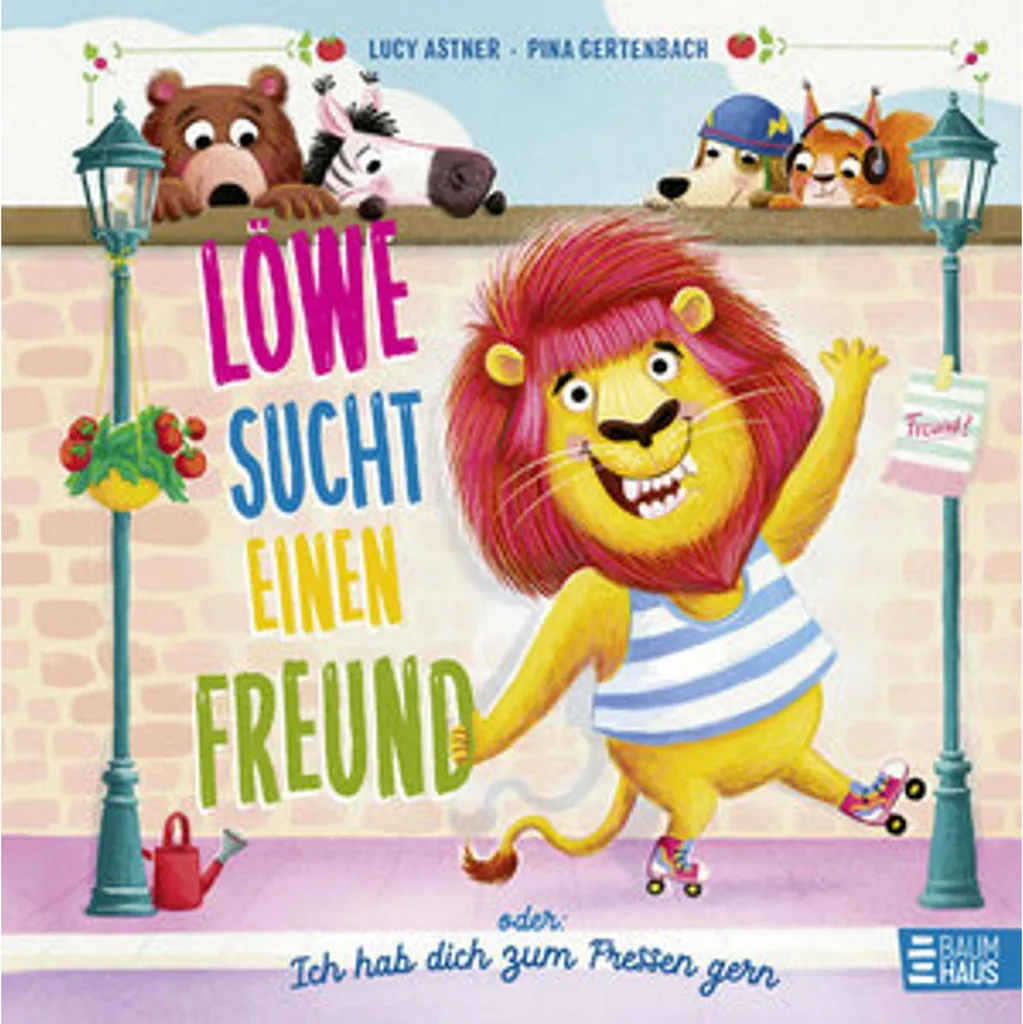 Livre enfant Le lion cherche un ami avec illustrations Je t'aime à la folie