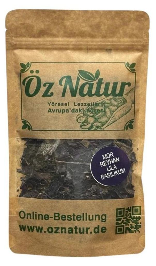 Öz Natur | Getrocknete Basilikum Dark Opal 30g Produktbild 