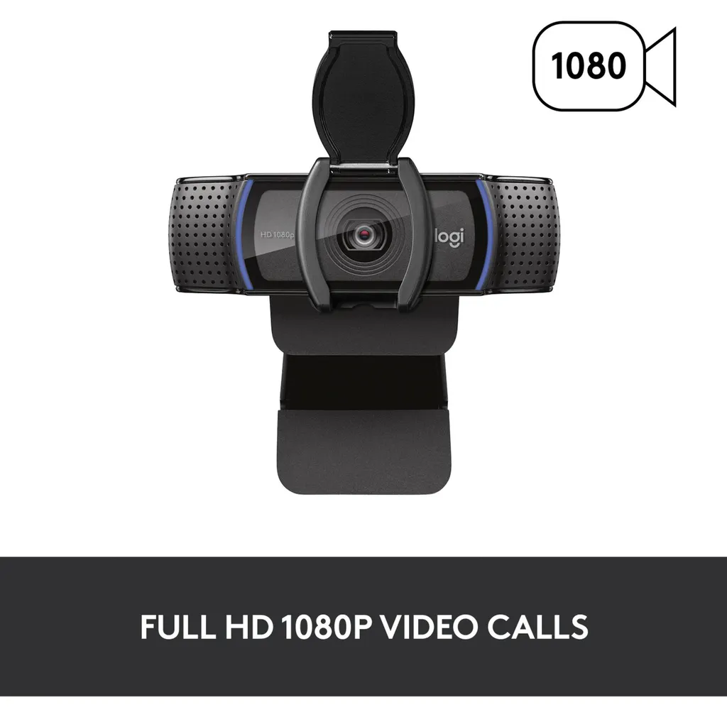 Logitech C920s webcam avec double micro stéréo et lentille en verre - 27
