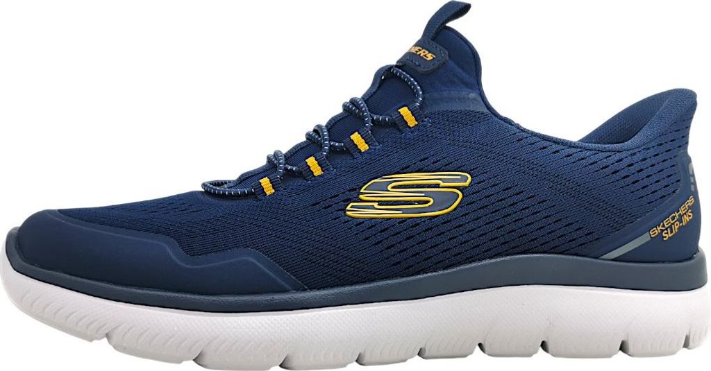 Skechers Sneakers 233045-NVYL in Navy Mesh/Yellow Tpu color Zdjęcie produktu 