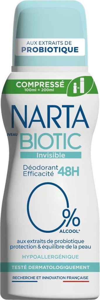 Biotic Deodorant 0% Alkohol Unsichtbar - Hypoallergen 100ml