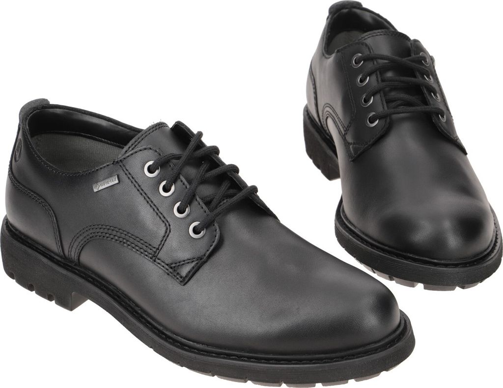 Clarks Schnürhalbschuhe bequem in schwarz, Gr. 10.5 Produktbild 9