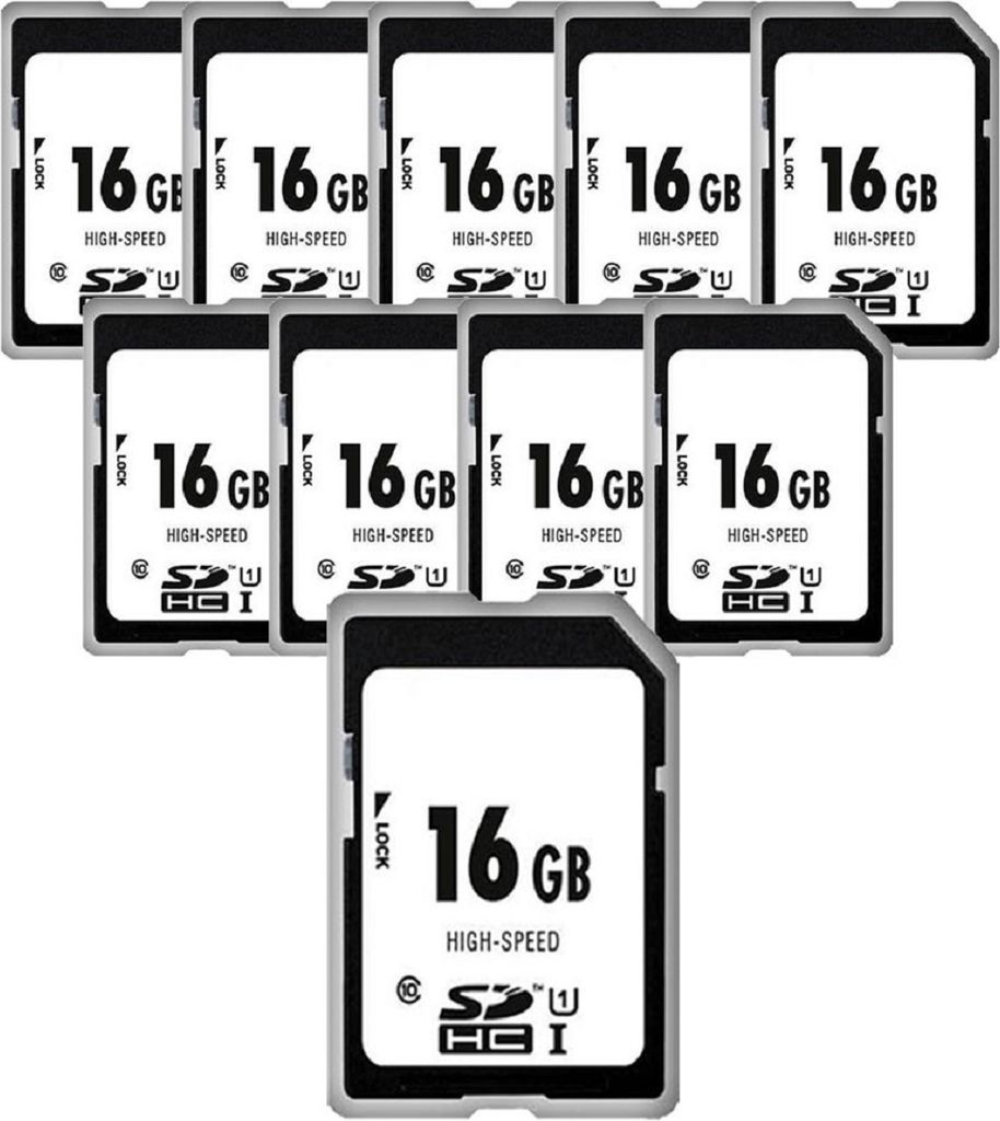 10 x 1A PHOTO PORST High-Speed 16 GB SDHC-Karte Class 10 Produktbild 